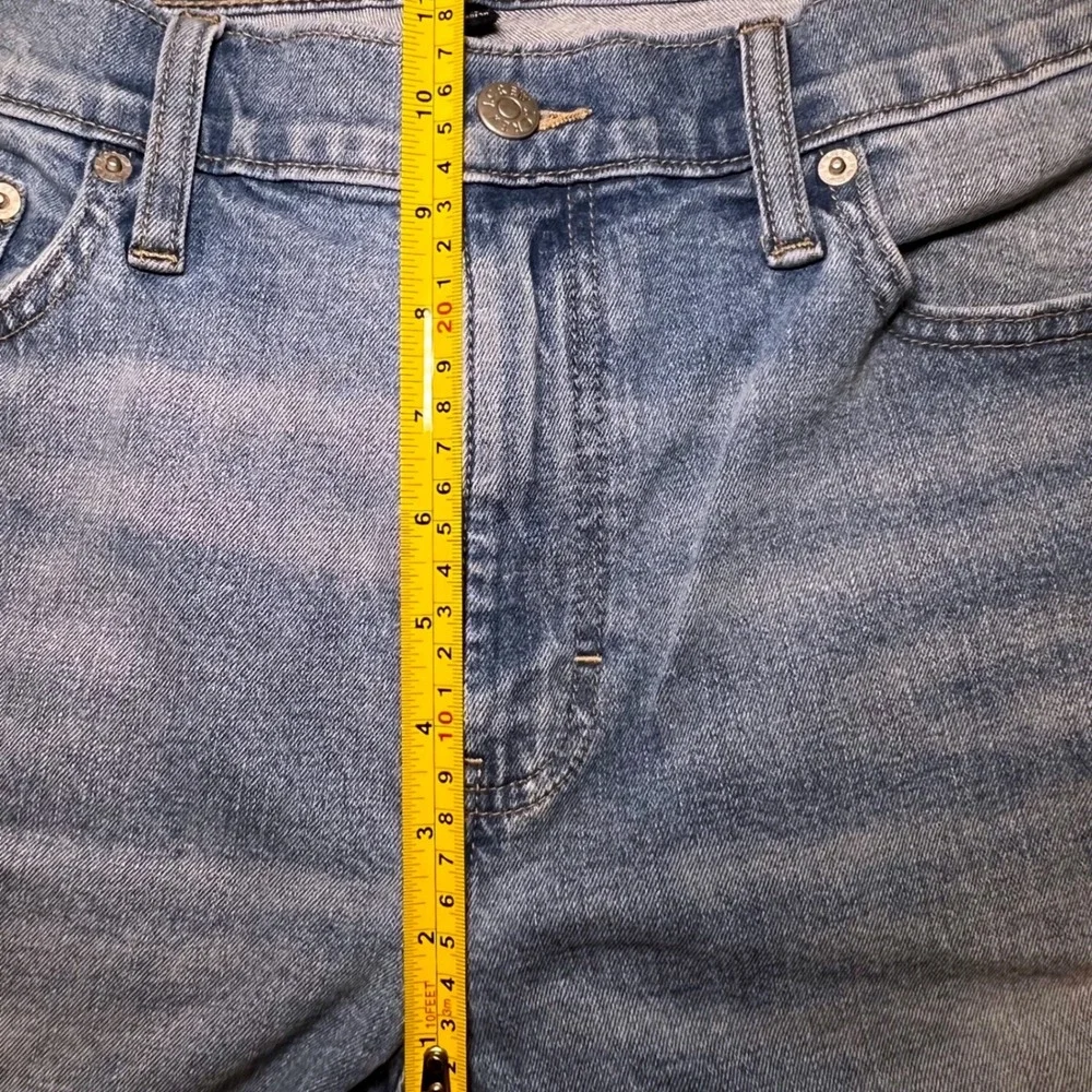 J.Crew Flex Slim Fit Jeans Mens 36x30 Light Wash Blue Denim Stretch Casual